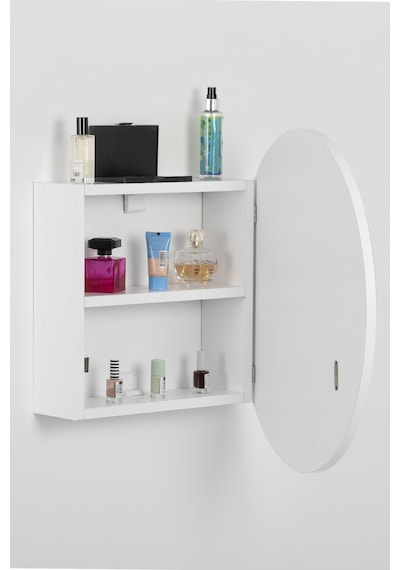 Fulya Aynalı Banyo Dolabı /Banyo Dolabı Aynalı / Lavabo Üstü Dolap / Beyaz 60Cm Beyaz