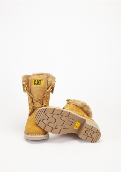 Caterpillar Nıkkı Kadın Sarı Nubuk Bot-21209 Sarı