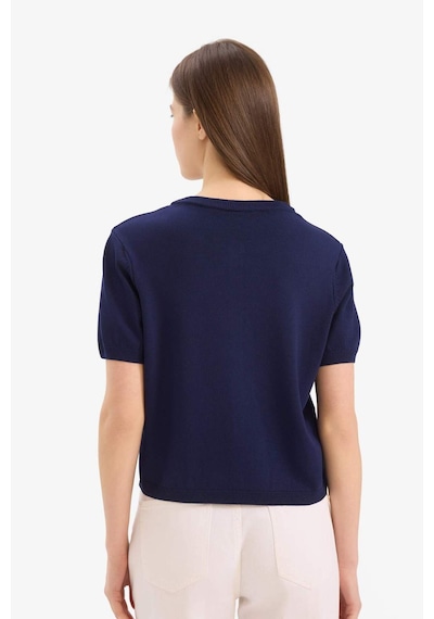 DeFacto 	Regular Fit Bisiklet Yaka Basic Düz Triko Hırka E5770AX25SMNV31 Lacivert