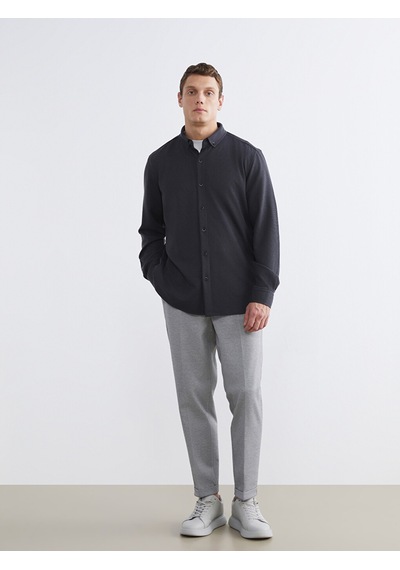 Lcw Vision Antrasit Slim Fit Erkek Gömlek