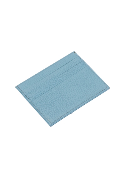 West Polo Hakiki Deri Bol Kartlıklı Unisex Kartlık Wpt041 Bebe Mavi