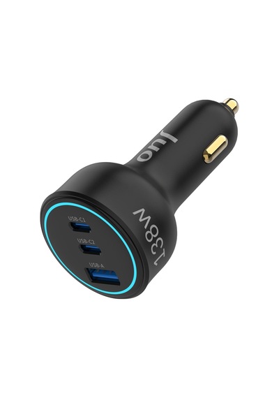 138w 3 Portlu Type-c + Usb-a Araç Şarj Aleti Pd 3.0 & Qc 4.0 Hızlı Araç İçi Şarj Cihazı
