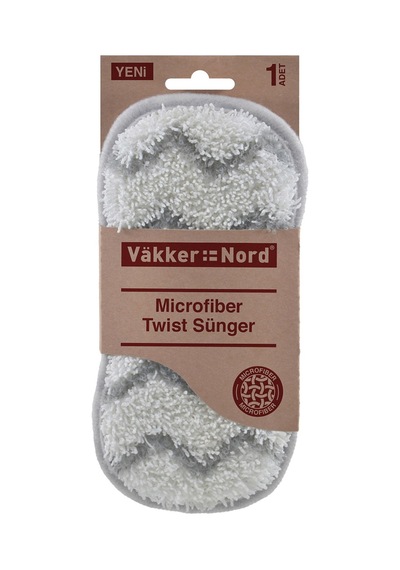 Vakker Nord Microfiber Twist Sünger - 6 Adet Tarı
