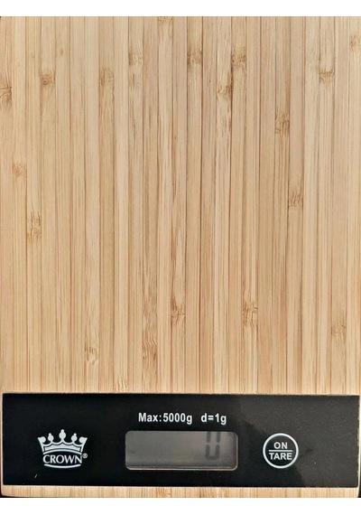 Dijital Lcd Mutfak Tartısı Terazisi 5kg Bambu Desenli Diğer