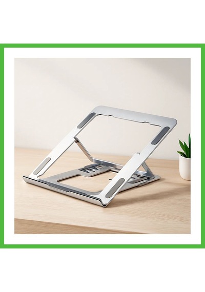 Vaveni Katlanabilir Alüminyum Laptop Stand 6 Açılı Gümüş Arz