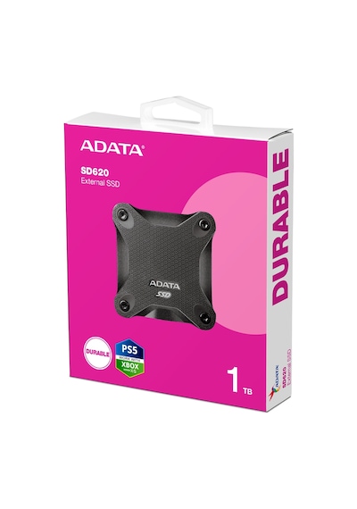 Adata SD620 1 TB USB 3.2 GEN2 SSD Taşınabilir Harici Hard Disk Siyah