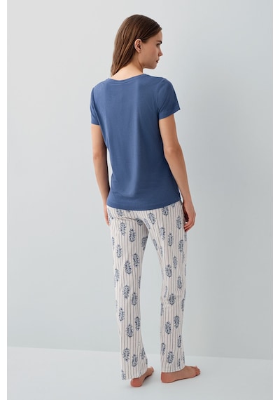 Pierre Cardin Kadın Lacivert Pijama Takım Pc9213-s-v1 Lacivert