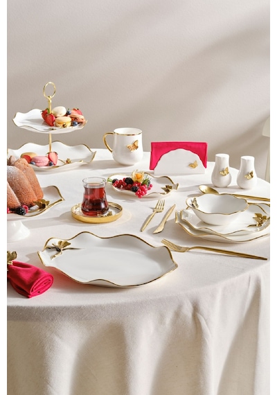 Karaca  X Müge Anlı Gold Kuşlu Kase