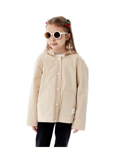 Benitto Kids Kız Çocuk Mevsimlik Yağmurluk Ceket 51360 Kahve