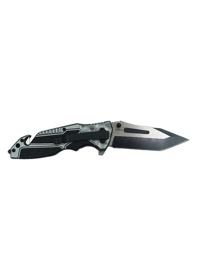 Sterling Kablo Soyuculu Geometrik Klipsli Cep Kamp Çakısı 12.7cm Çok Renkli
