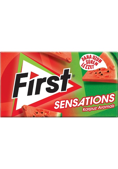 First Sensations Karpuz Aromalı Şekersiz Sakız 27 Gr