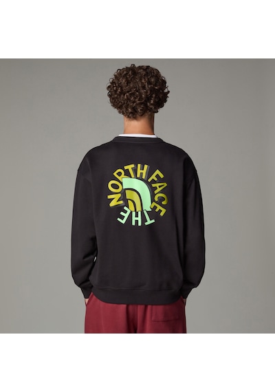 The North Face Nse Oversized Crew Erkek Sweatshirt-32352 siyah