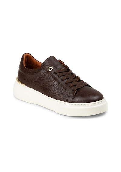 Deery Kadın Hakiki Deri Kahverengi Sneaker Ayakkabı - 00502zkhve01