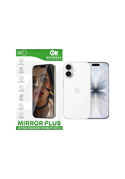 Apple Uyumlu   iPhone 17 İle Esnek Ayna Mirror 9h Nano Ekran Koruyucu