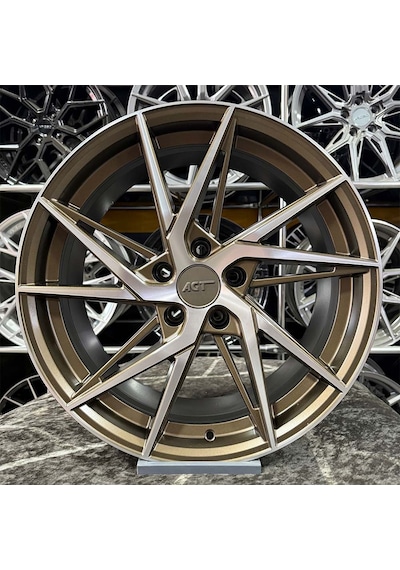 18 İnç 5x112 Golf Jetta Uyumlu Bronz Jant Modeli Volkswagen Audi