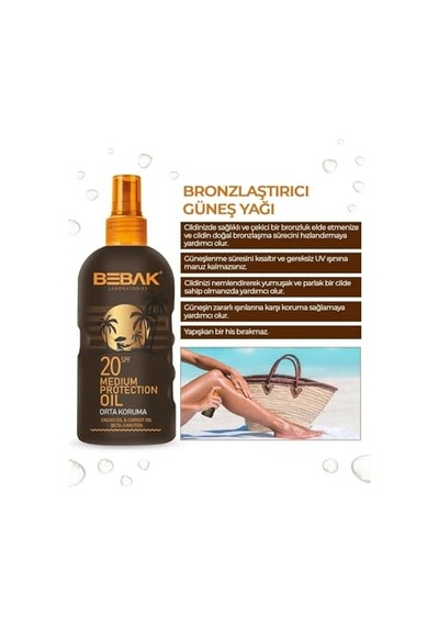 Güneş Yağı 20 Spf 150 Ml