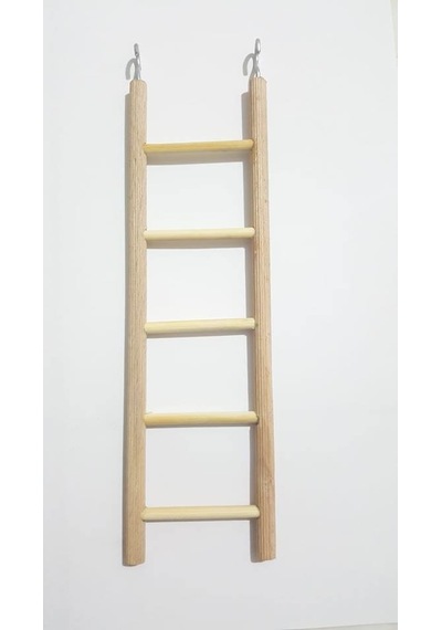 Ahşap Kuş Merdiveni 21x6 Cm 5 Basamak