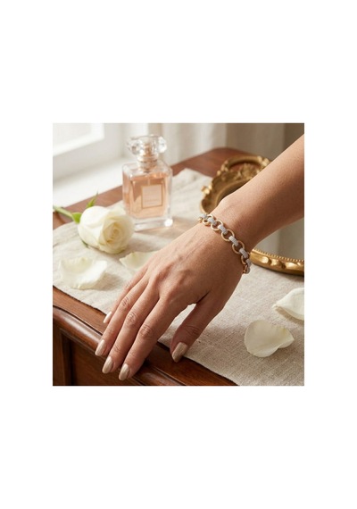Çelik Pinterest Gold Gümüş 2 Renk Çelik Bileklik Kararmaz Hediye Kutulu Altın - 891545498 Altın