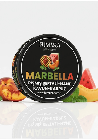 Fumara Marbella - Pişmiş Şeftali, Nane, Kavun, Karpuz Aromalı Nargile Melası 200gr.