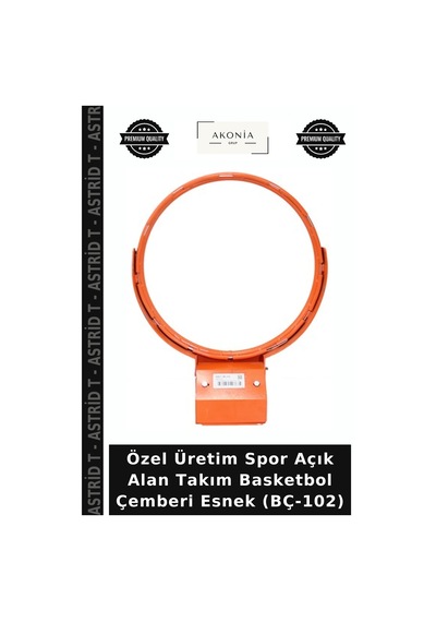 Özel Üretim Spor Açık Alan Takım Basketbol Çemberi Esnek Bç-102