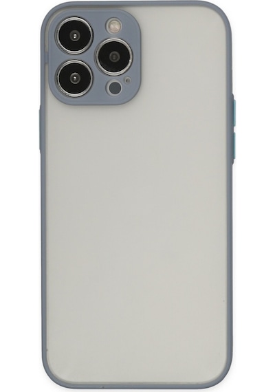 Apple iPhone Uyumlu 13 Pro Kılıf Montreal Silikon Kapak - Gri Bzsxx00 1
