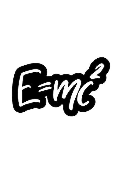 Emc2 Kaliteli Kaliteli Sticker 10 X 6 Cm
