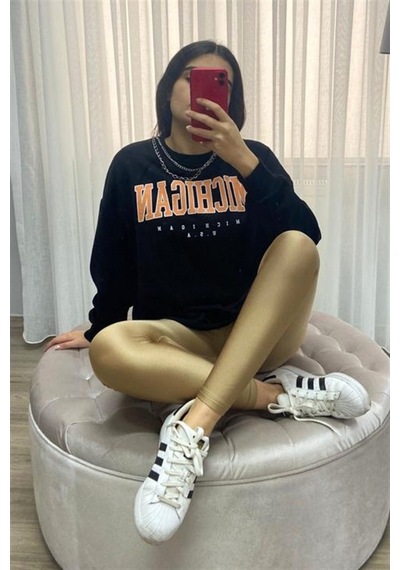 Mad Girls Siyah Sweatshirt Mg785 Siyah