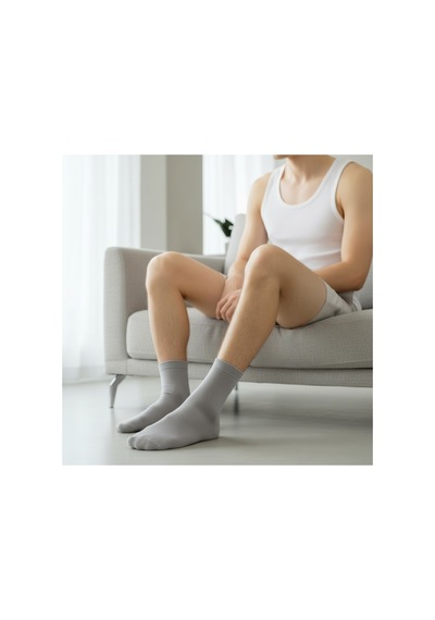 Socketta 3'lü Karışık Renkli Erkek Bambu Dikişsiz İnce Yazlık Kısa Konç Çorap - Premium Beyaz-bej-gri Socketta 3'lü Karışık Renkli Erkek Bambu Dikişsiz İnce Yazlık Kısa Konç Çorap - Premium Beyaz-bej-gri