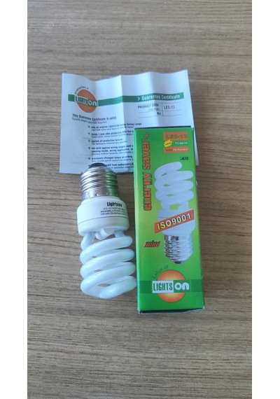 Lightson 13w 75w Dengi E27 Spiral Tasarruflu Ampul Les-13 Beyaz Işık