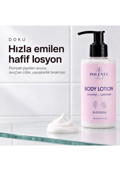 Yasemin & Lavanta Vücut Losyonu, Nemlendirici, 200 Ml