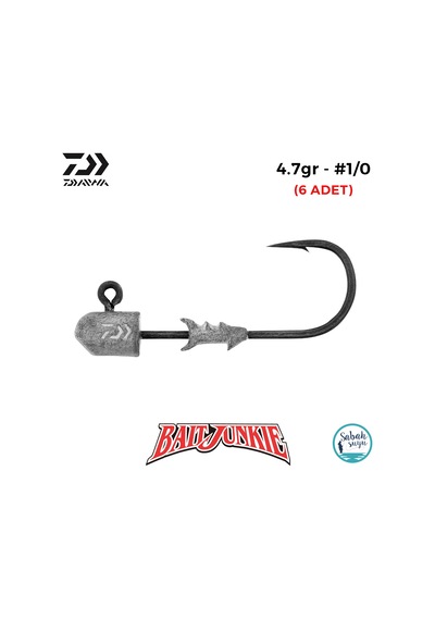 Daiwa Bait Junkie Ox Jighead 4.7gr 1/0 6 Adet