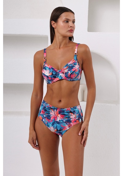 Lapıeno Balenli Büyük Beden Bikini Takım 4201 Garden