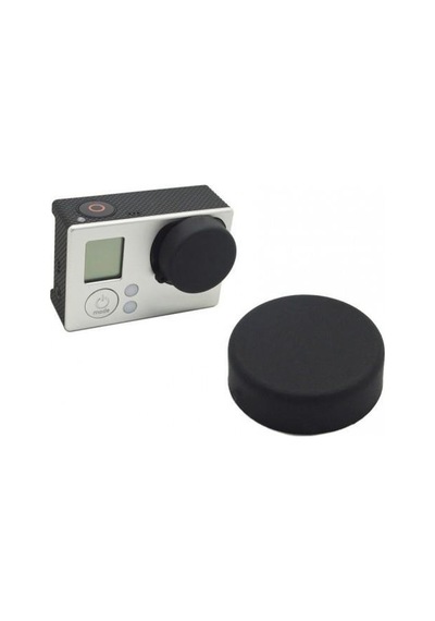Gopro İçin Silikon Lens Koruyucu Kapak Siyah