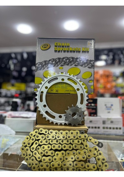 Zincir Dişli Seti Oringli Sfr Ön 14t Arka 38 T/120 Bakla Honda 20