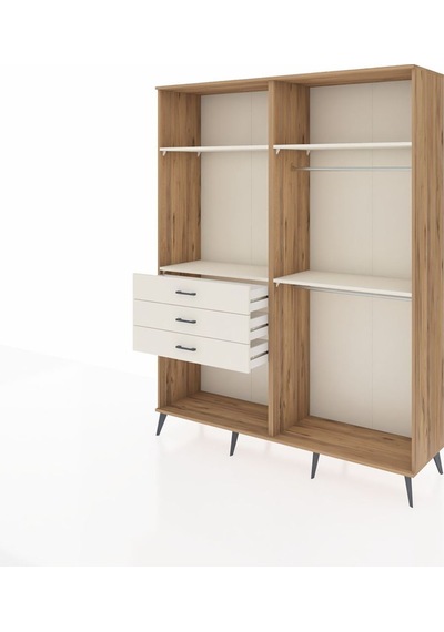 Hyperion Gardrop 4 Raflı 3 Çekmeceli 2 Askılı 176x44x221 Çam-aytaşı Aytaşı Hyperion Gardrop 4 Raflı 3 Çekmeceli 2 Askılı 176x44x221 Çam-aytaşı Aytaşı