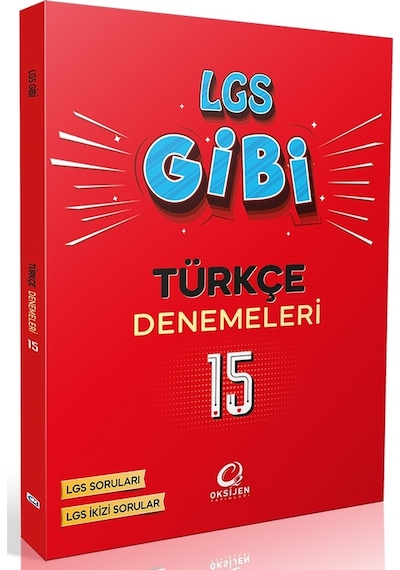 Oksijen 8. Sınıf Türkçe Lgs Gibi 15 Li Branş Denemeleri