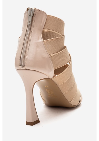 Luvishoes Vejle Bej Lastikli Arkadan Fermuarlı Önü Açık Kadın İnce Topuklu Ayakkabı Bej Luvishoes Vejle Bej Lastikli Arkadan Fermuarlı Önü Açık Kadın İnce Topuklu Ayakkabı Bej