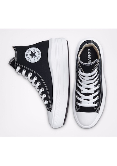Converse Ctas Move Hi Kadın Günlük Ayakkabı 568497C Siyah-Siyah-36