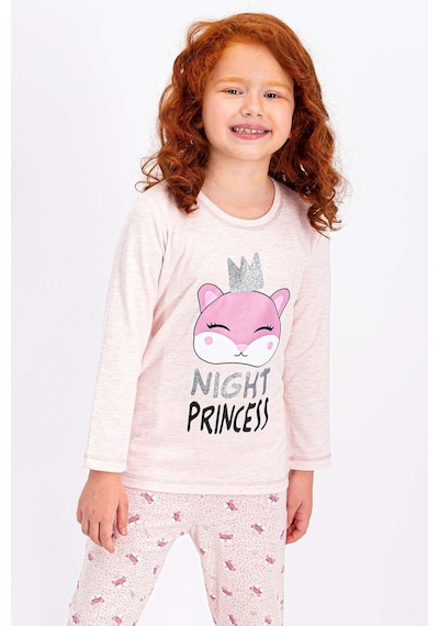 Rolypoly Night Princess Pembemelanj Kız Çocuk Pijama Takımı 5274-25226 Pembe Melanj Rolypoly Night Princess Pembemelanj Kız Çocuk Pijama Takımı 5274-25226 Pembe Melanj