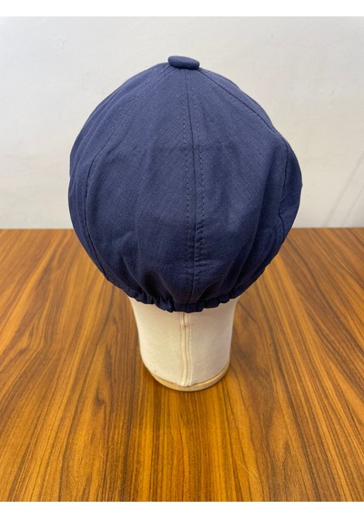 Hamze Peaky Blinders Tommy Shelby Model Keten Kasket Şapka Lacivert