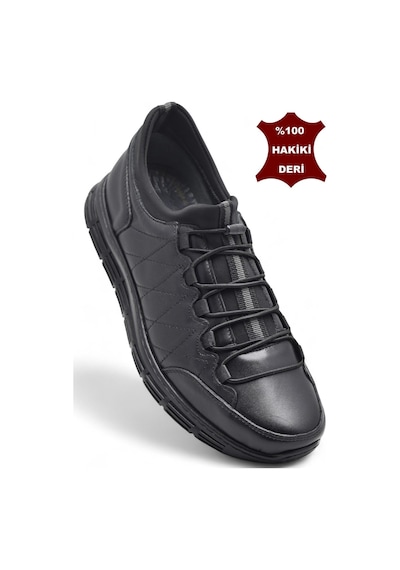 Papatay 3216 Ortopedik Taban Günlük Hakiki Deri Erkek Ayakkabı Kauçuk Taban Casual Ayakkabı Siyah Papatay 3216 Ortopedik Taban Günlük Hakiki Deri Erkek Ayakkabı Kauçuk Taban Casual Ayakkabı Siyah