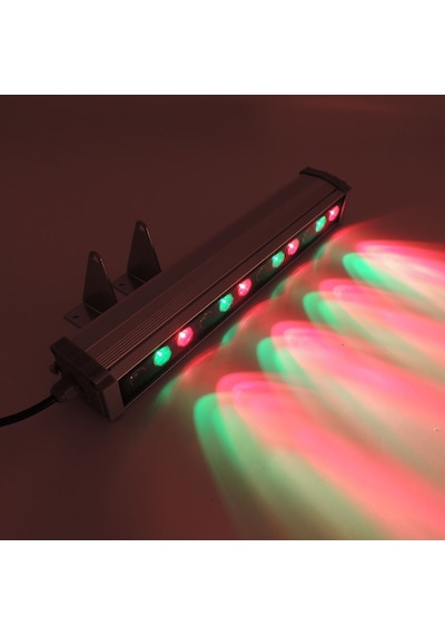 Rgb Led Aydınlatma Wall Washer Duvar Boyama 35 Cm 12w Kumandalı
