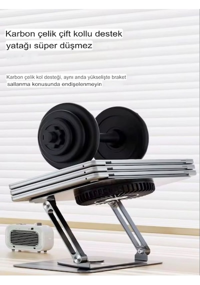 10-17.3 İnç Magnetli Fanlı, Carbon 360 Mekanizmalı Telefon Ve La