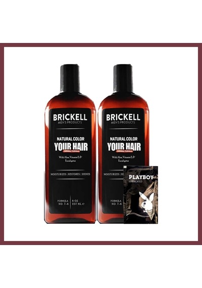 Storeşahin Brickell Erkeklere Özel Snmp20308 Brickell Anti Beyaz 2 Adet 237 Ml Saçsakal Şampuanı + Yanında Jel Shn0720