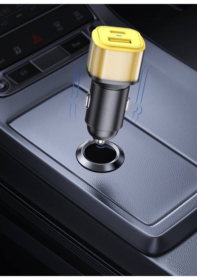 48w Type-c Usb Hızlı Şarj Pd Fast Araç Şarj Kiti Araç İçi Şarj Aleti Çakmaklık Adaptör