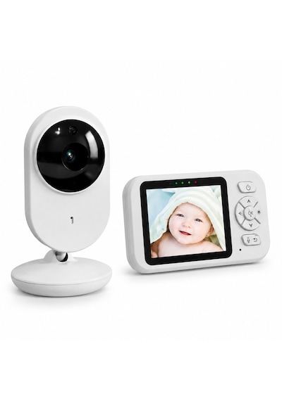 Bebek Kamerası Lcd Ekranlı Gece Görüşlü Bebek Telsizi Bebek Odası Kamerası Monitörü