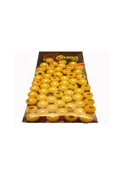Sazan Dip Yemi Janjan Sarı Boncuk 10 Mm 60 Adet