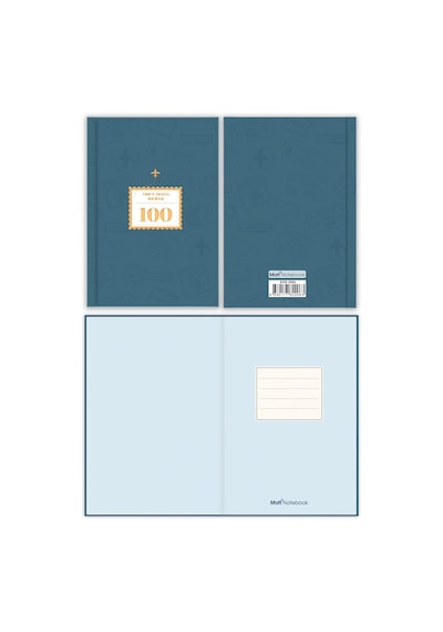 Gezi & Seyahat Günlüğü - Trip & Travel Journal Mavi