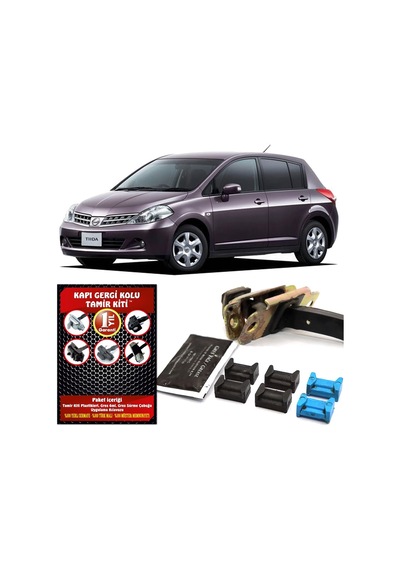 Barrer Nissan Tiida Kapı Gergi Kolu (Limitör) Tamir Kiti 2004-2016