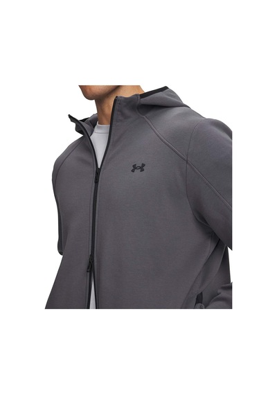 Under Armour Ua Unstoppable Flc Fz Mens Castlerock / / Black 6013431-025 Gri